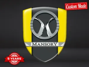 Mansory Autocollants Fenêtre Auto Résistants Édition Limitée